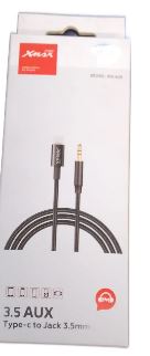 Xmax Aux/Type-C  Cable 3.5 mm 1 m