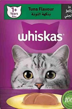 Whiskas Cat Food Tuna Flavour in Jelly 80 g