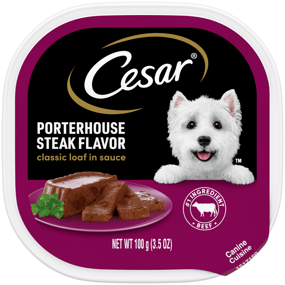 Cesar Porterhouse Steak Flavor in Sauce 100 g
