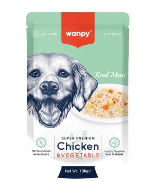Wanpy Super Premium Chicken & Vegetables 100 g
