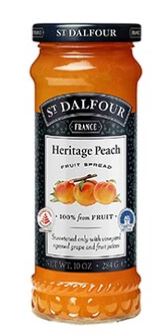 St. Dalfour Heritage Peach Fruit Spread 284 g
