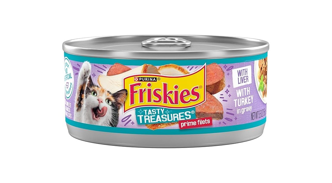 Purina Friskies Tasty Treasures Turkey With Liver In Gravy 156 g