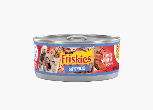Purina Friskies Shreds With Beef In Gravy 156 g