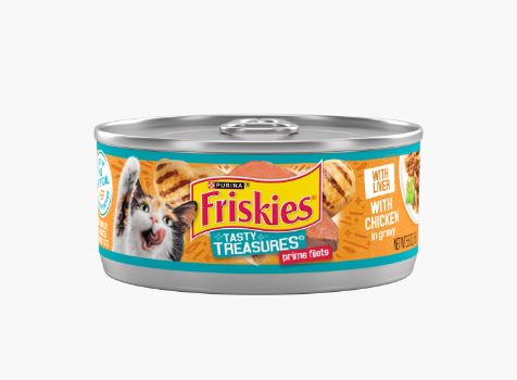 Purina Friskies Tasty Treasures Chicken With Liver In Gravy 156 g