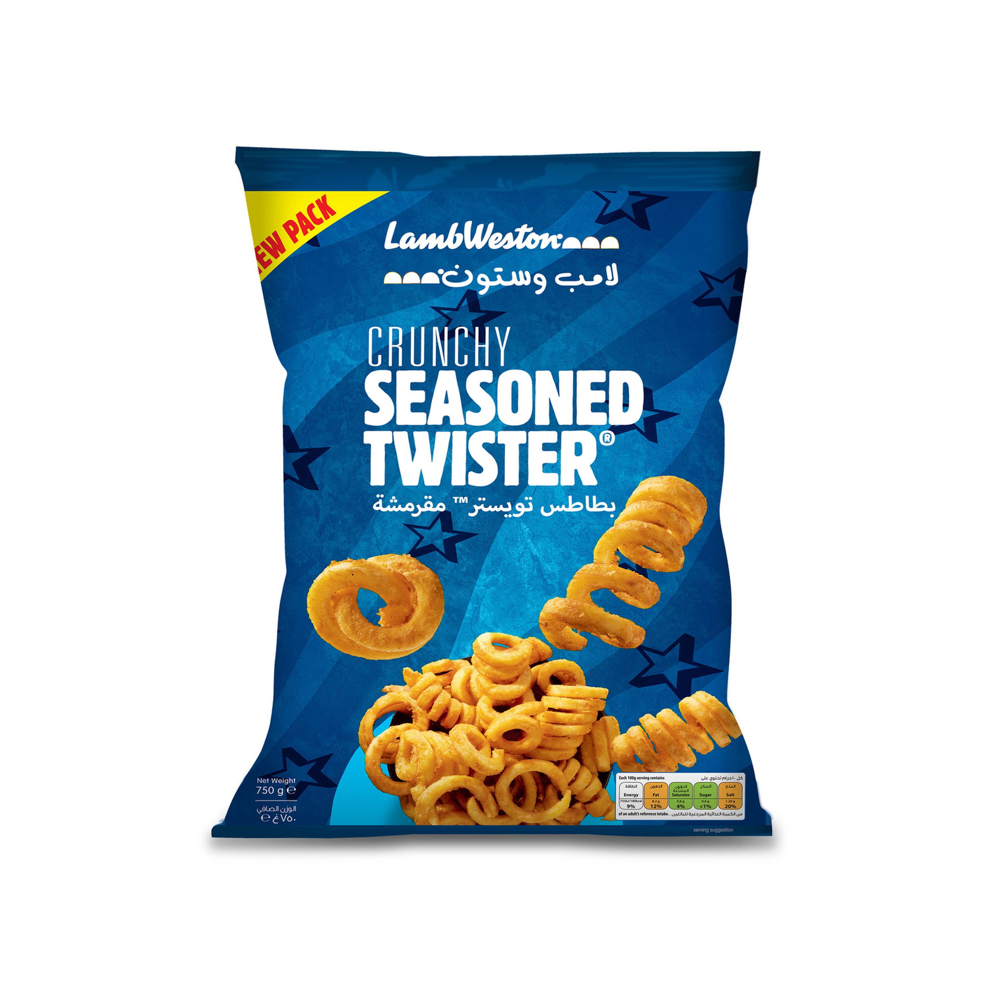LambWeston Crunchy Seasoned Twister 750 g