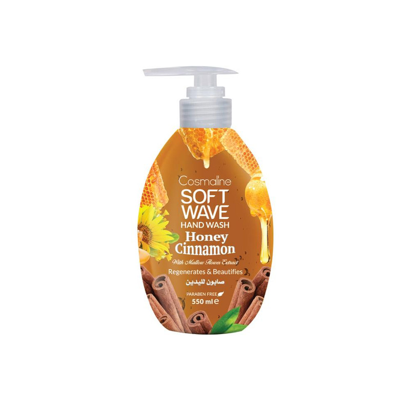 Cosmaline Soft Wave Handwash Honey  Cinnamon 550 ml
