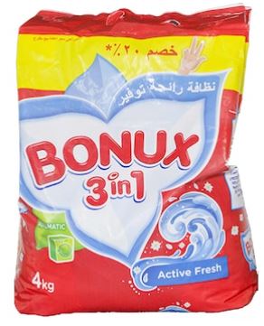 Bonux 3 in 1 Active Fresh 4 kg