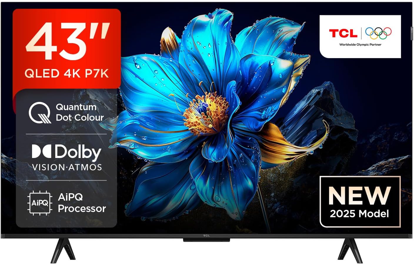 TCL QLED 43" UHD 60Hz Smart GOOGLE TV