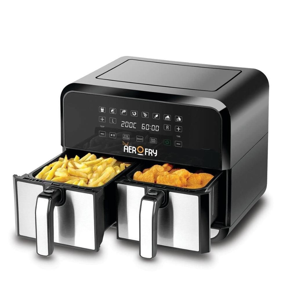 Black+Decker Digital Dual Zone Air Fryer 1700W 4L+ 4L