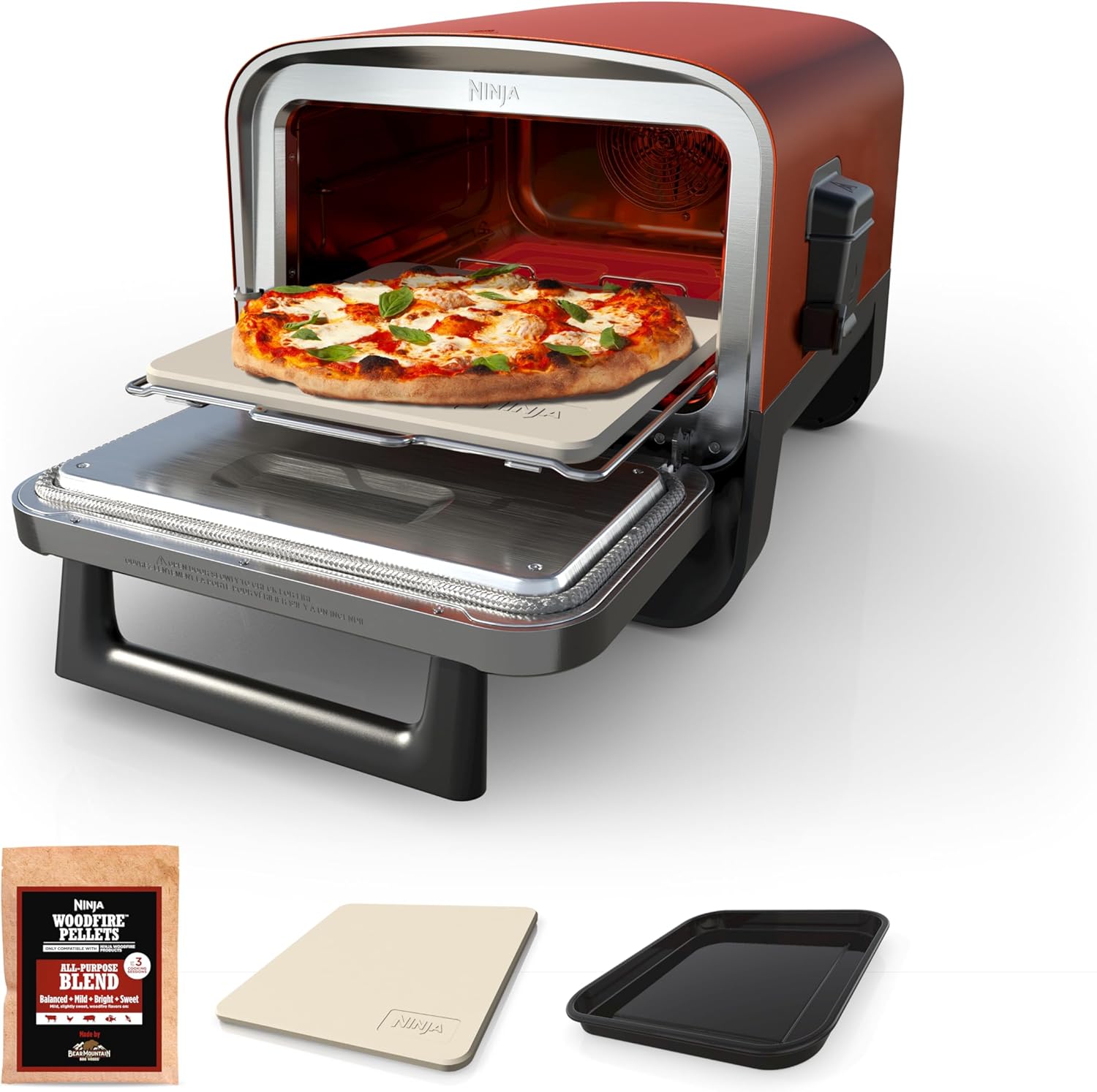 Ninja Woodfire 8-in-1 Electric Outdoor Pizza Oven 2400W
