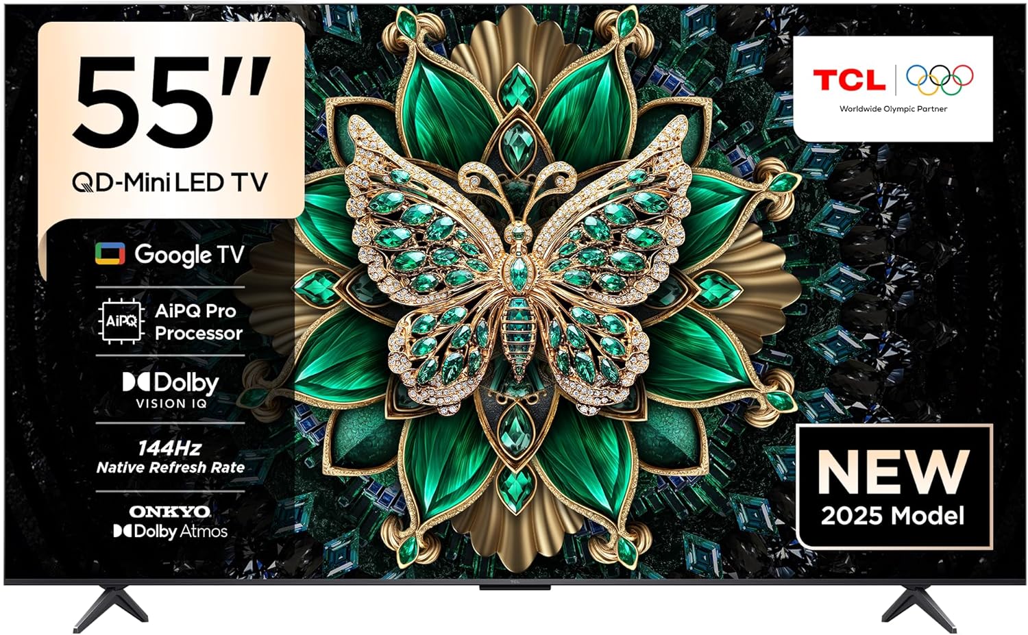 TCL 55" UHD C6K Premium QD-MiniLED Google TV