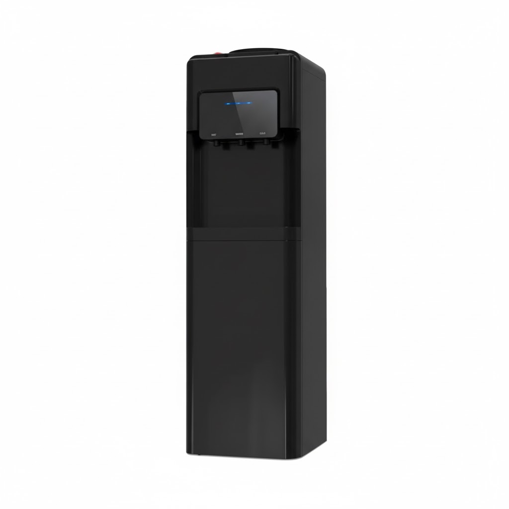 SuperChef Water Dispenser 3 Taps Top Loading Elegant black