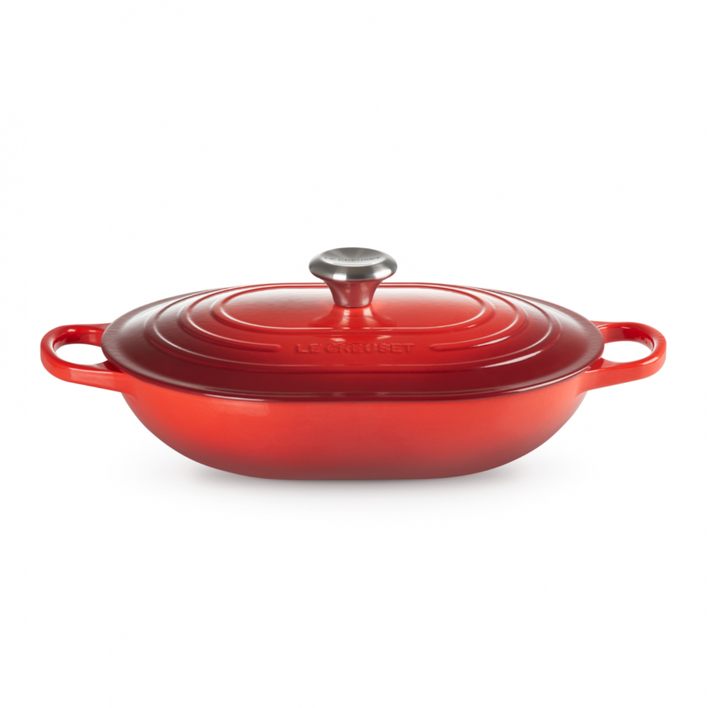 Le Creuset Oblong Evolution Saucepan 31cm (Cherry)