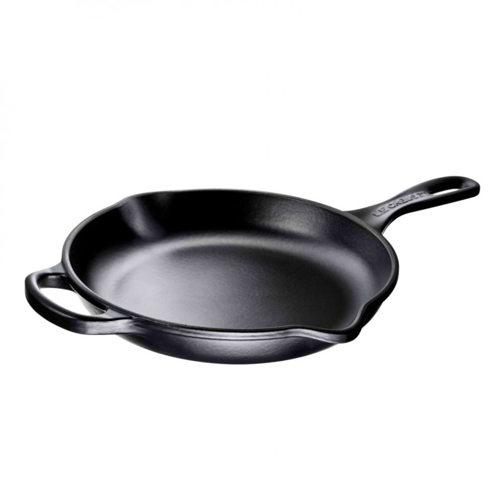 Le Creuset Smooth Double Beak Frying Pan Evo 20cm (Black)