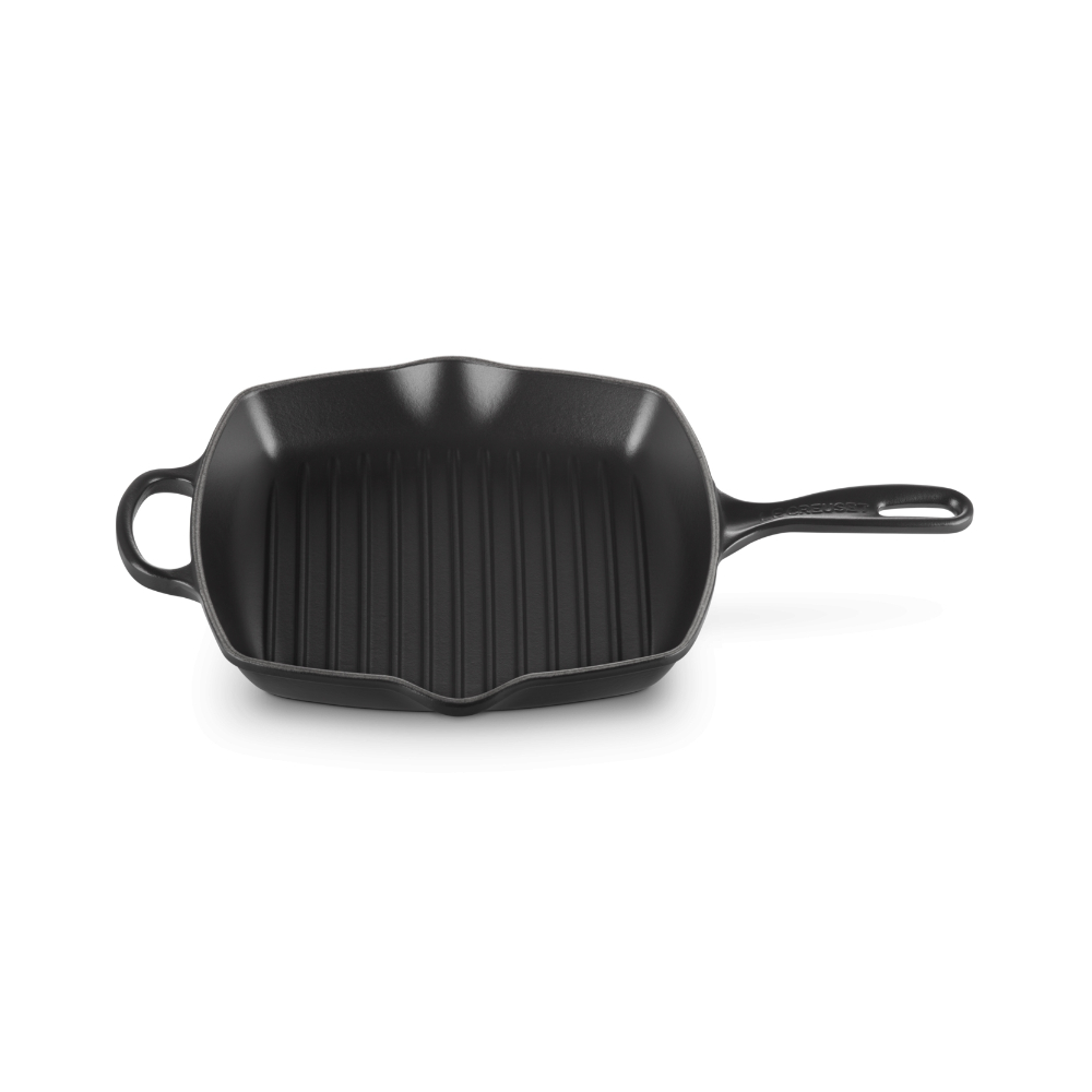 Le Creuset Square Grill Skillet Evo 26cm (Black)