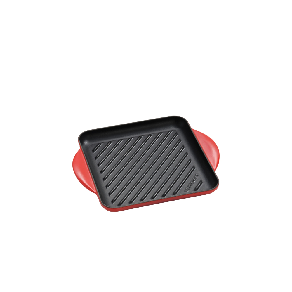 Le Creuset Traditional Square Grill 24cm (Cherry)