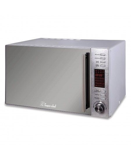 SuperChef Microwave 30L 1000W With Grill Silver