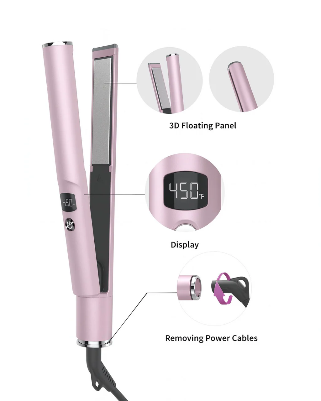 Carrera Hair Straightener & Curler Multi-Style Styling Kit