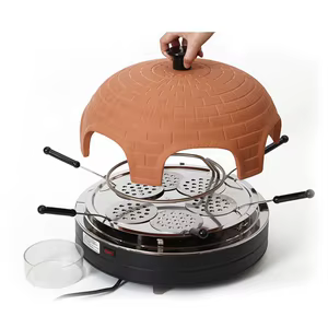 Pizzarette Tabletop Electric Pizza Oven with Heat Reflector 1's