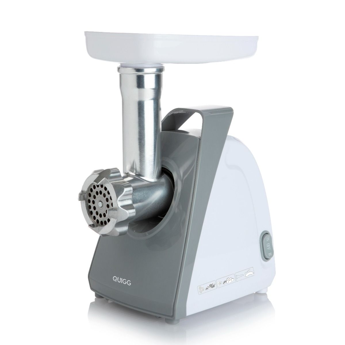 Quigg Electric Meat Grinder with Reverse Function 800 W