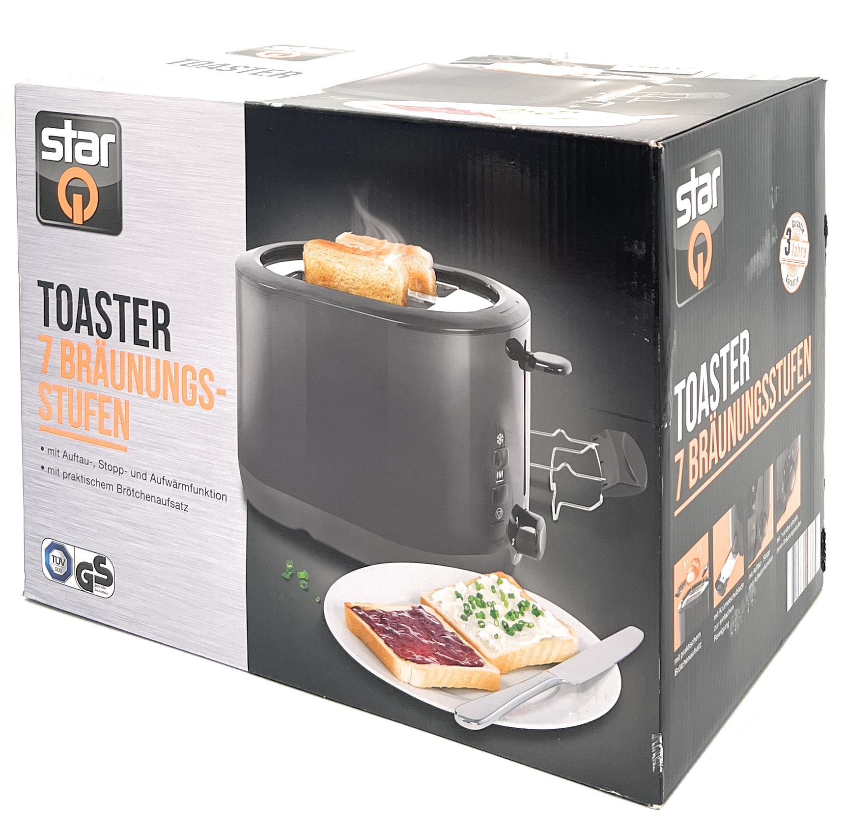 Star Electric Bread Toaster with 7 Browning Levels 1's