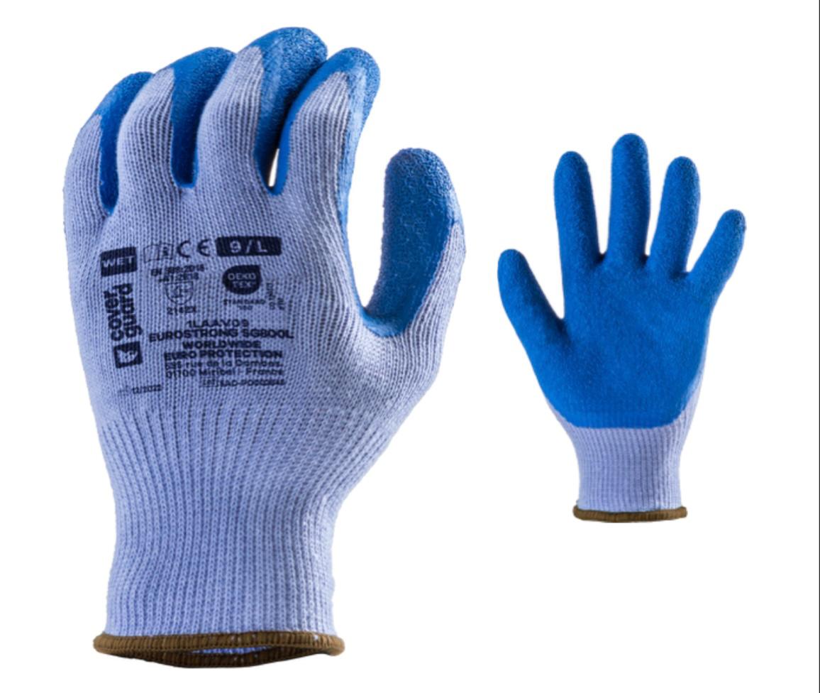 Blue Gloves Basic 2's