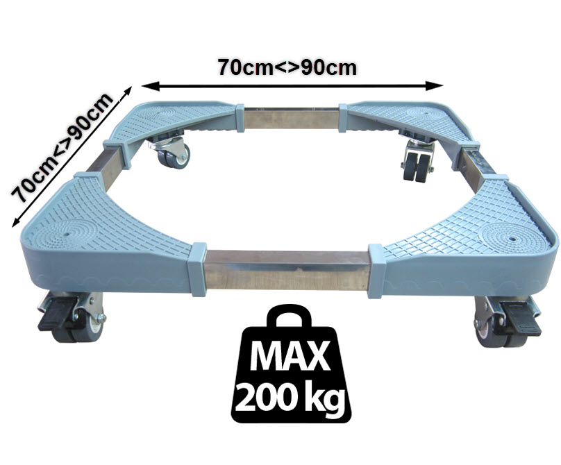 Adjustable Bracket With Wheels 70cm>90cm Max 200 Kg