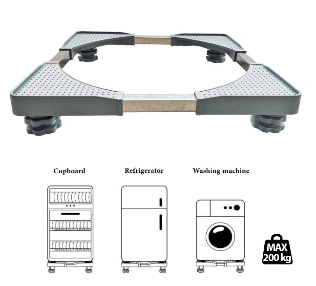 JM Multifunction Adjustable Bracket No Wheels 46cm>66cm Max 200 Kg
