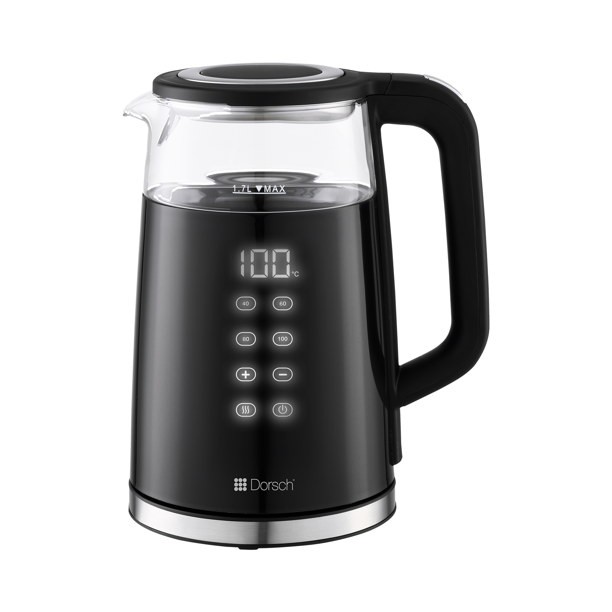 Dorsch Electric Kettle Ek-21 Touch scrren & Digital Display  1850-2200 W