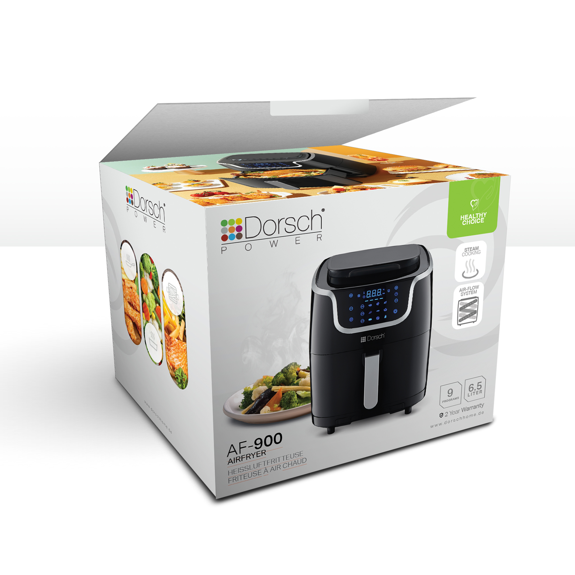 Dorsch Air Fryer Steamer AF-900 6.7 L