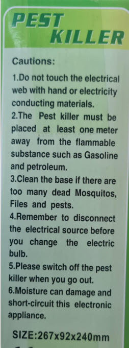PestKiller Power 3 Watts (26.7x9.2x24)cm