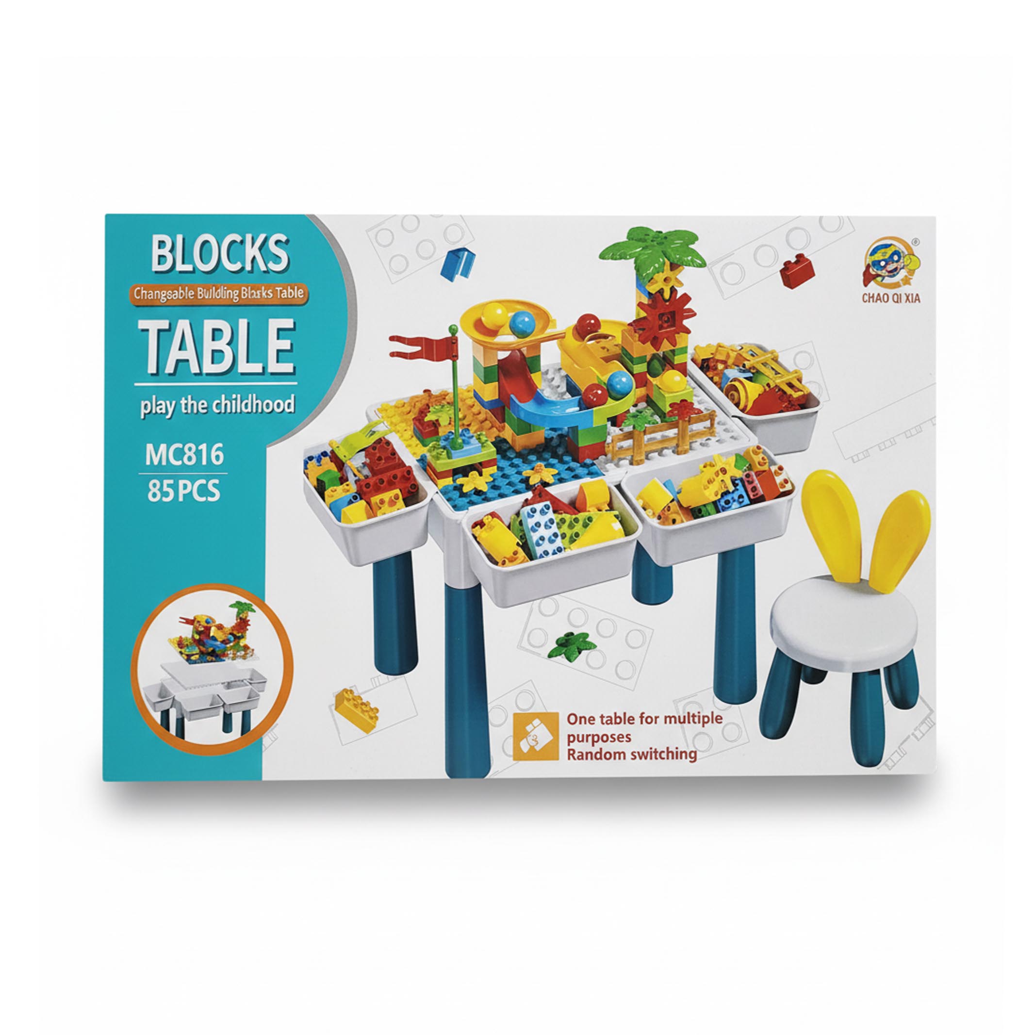 Building Blocks Activity Table with Storage
