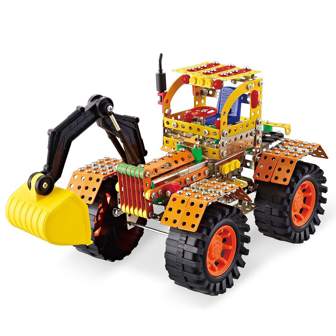 Excavator Truck Metal Construction Set (713 Pieces)