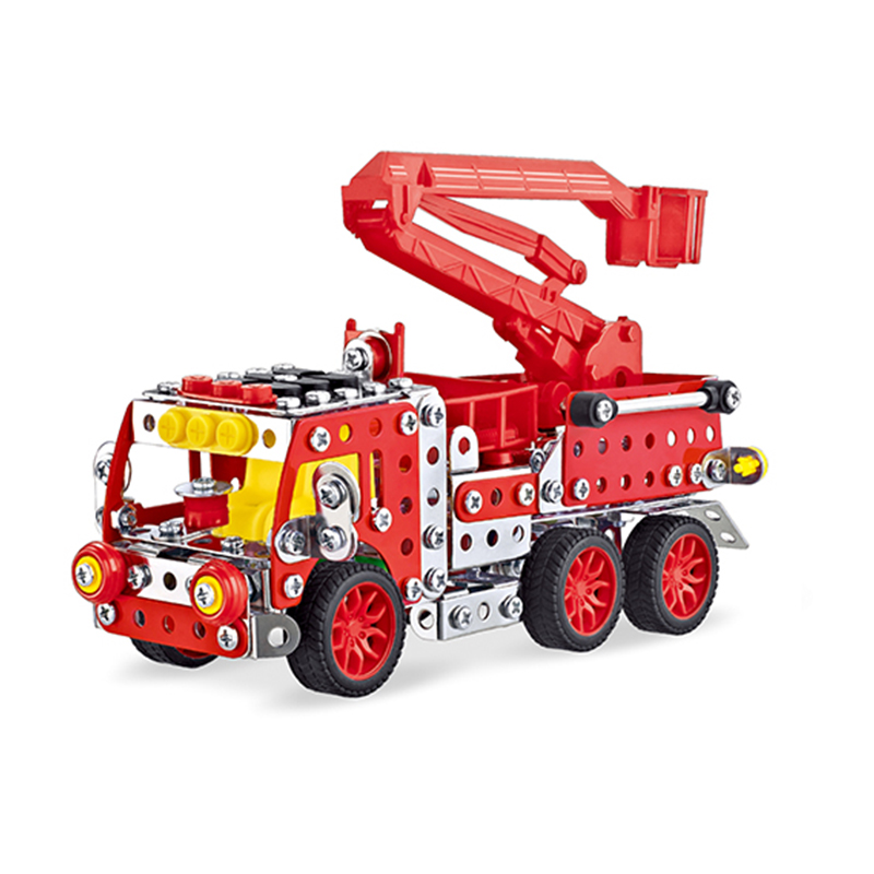 Fire Truck Metal Construction Set (328 Pieces)