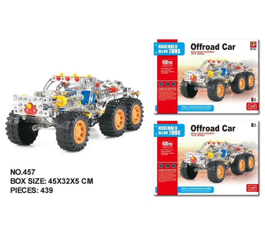 Off-Road Vehicle Metal Construction Set (439 Pieces)