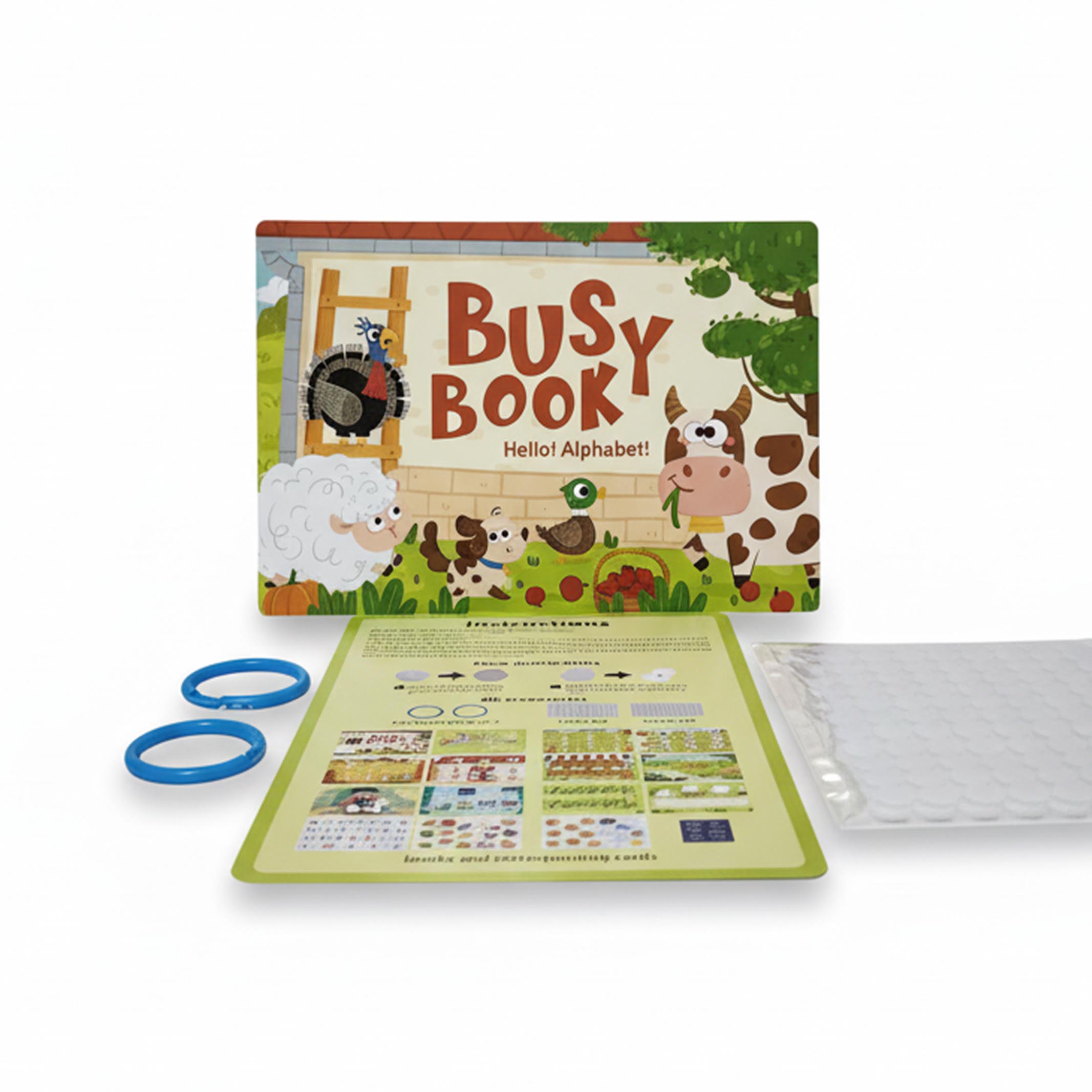 Farm Alphabet Busy Book for Preschoolers
