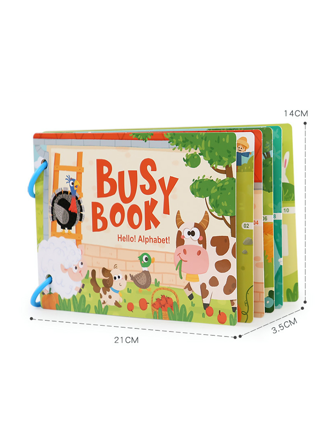 Farm Alphabet Busy Book for Preschoolers