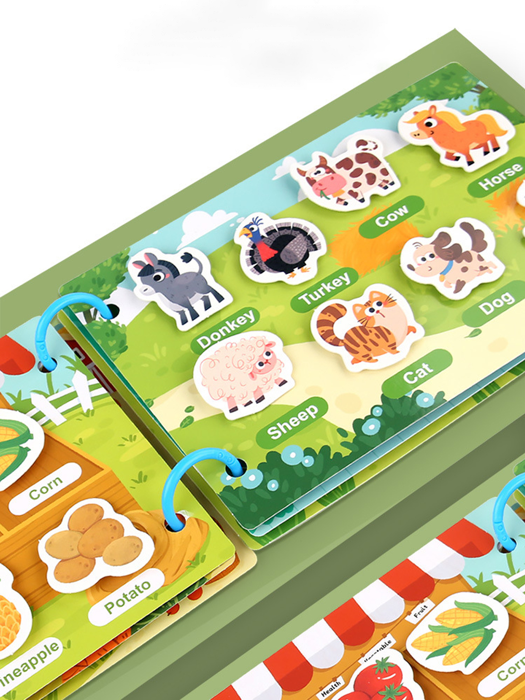 Farm Alphabet Busy Book for Preschoolers