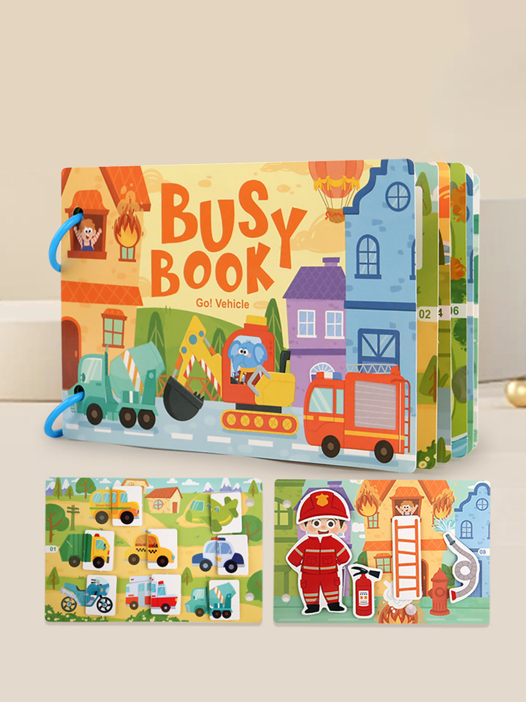 Transportation Vehicles Busy Book