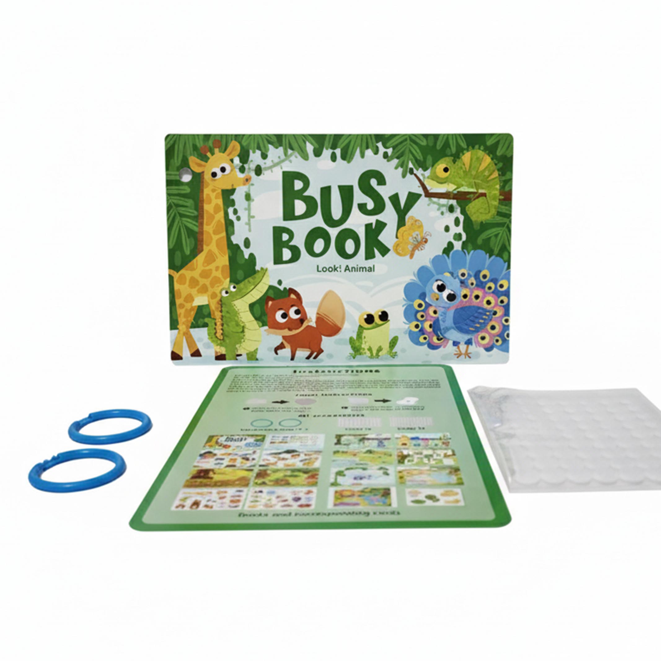 Forest Animals Reusable Busy Book