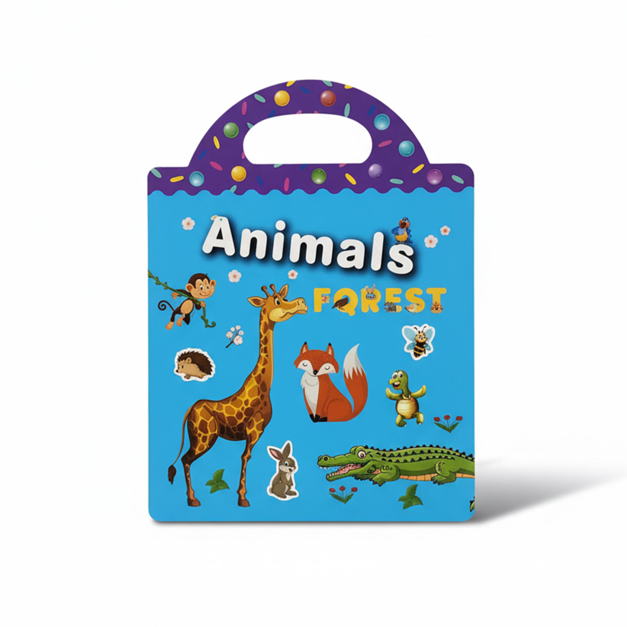Forest Animals Bubble Stickers Activity Book