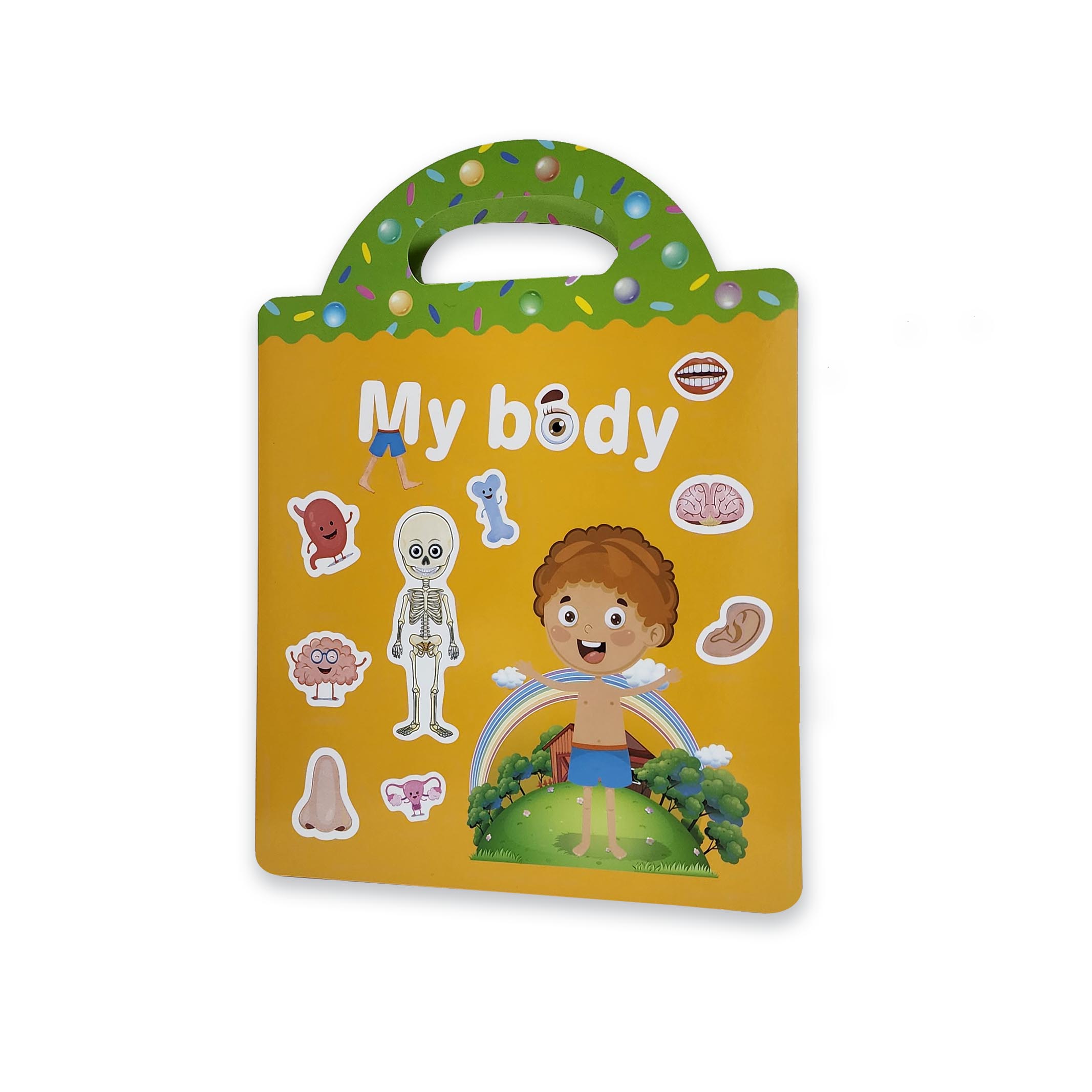 Human Body Bubble Stickers Learning Book