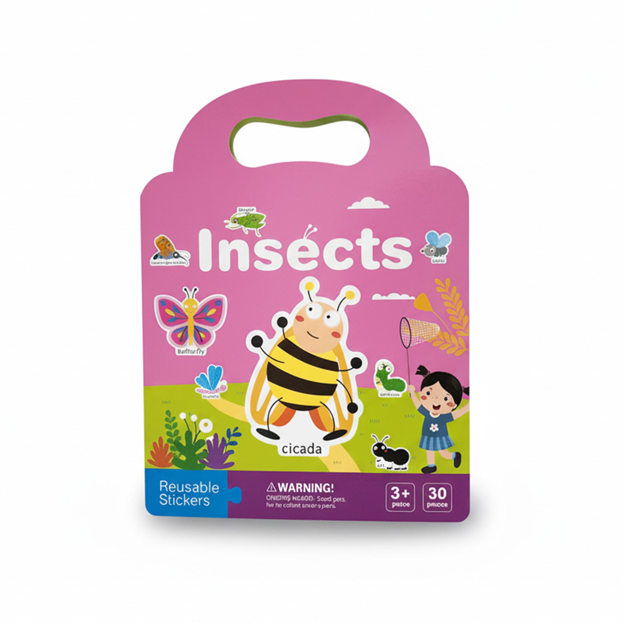 Insects Bubble Stickers Educational Book