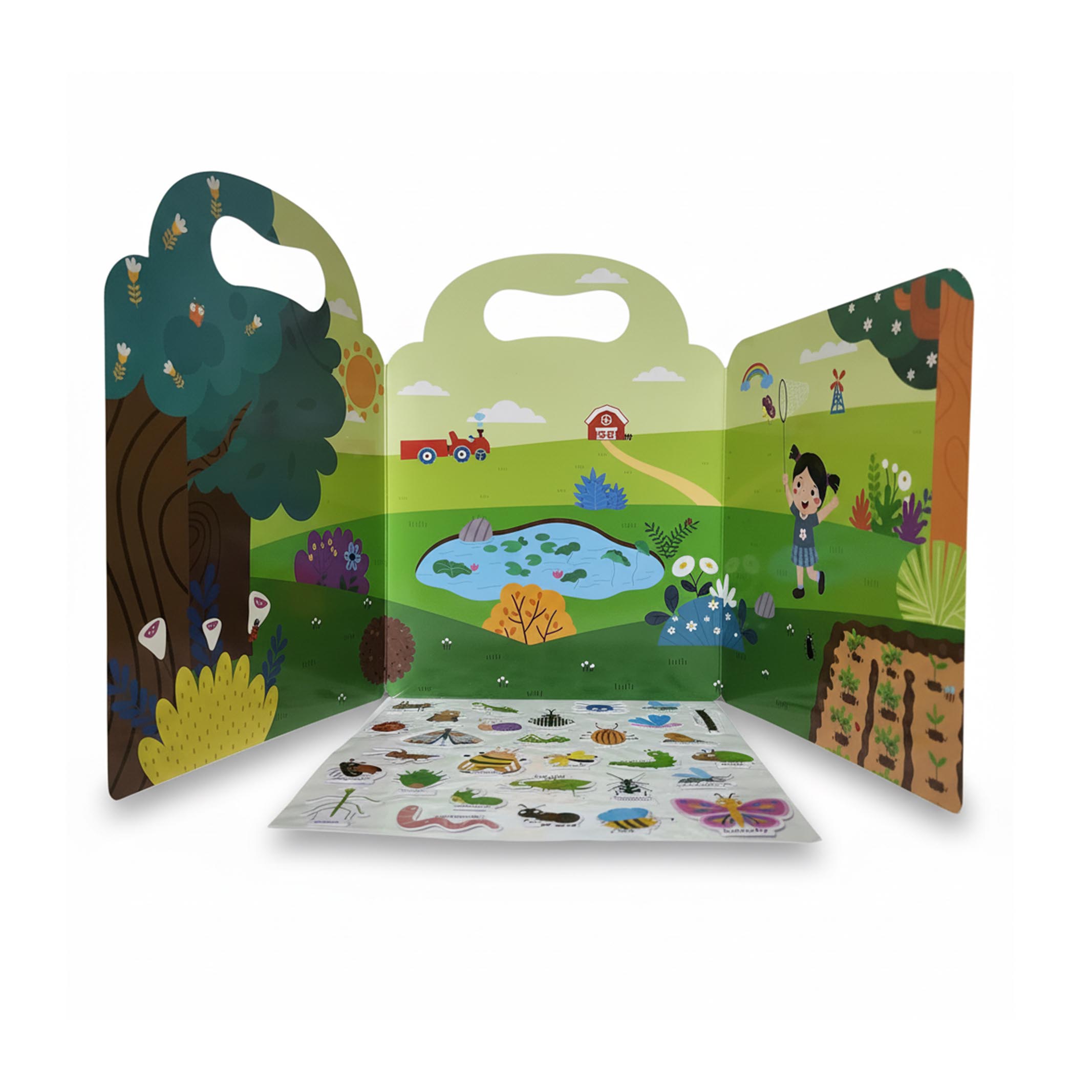 Insects Bubble Stickers Educational Book