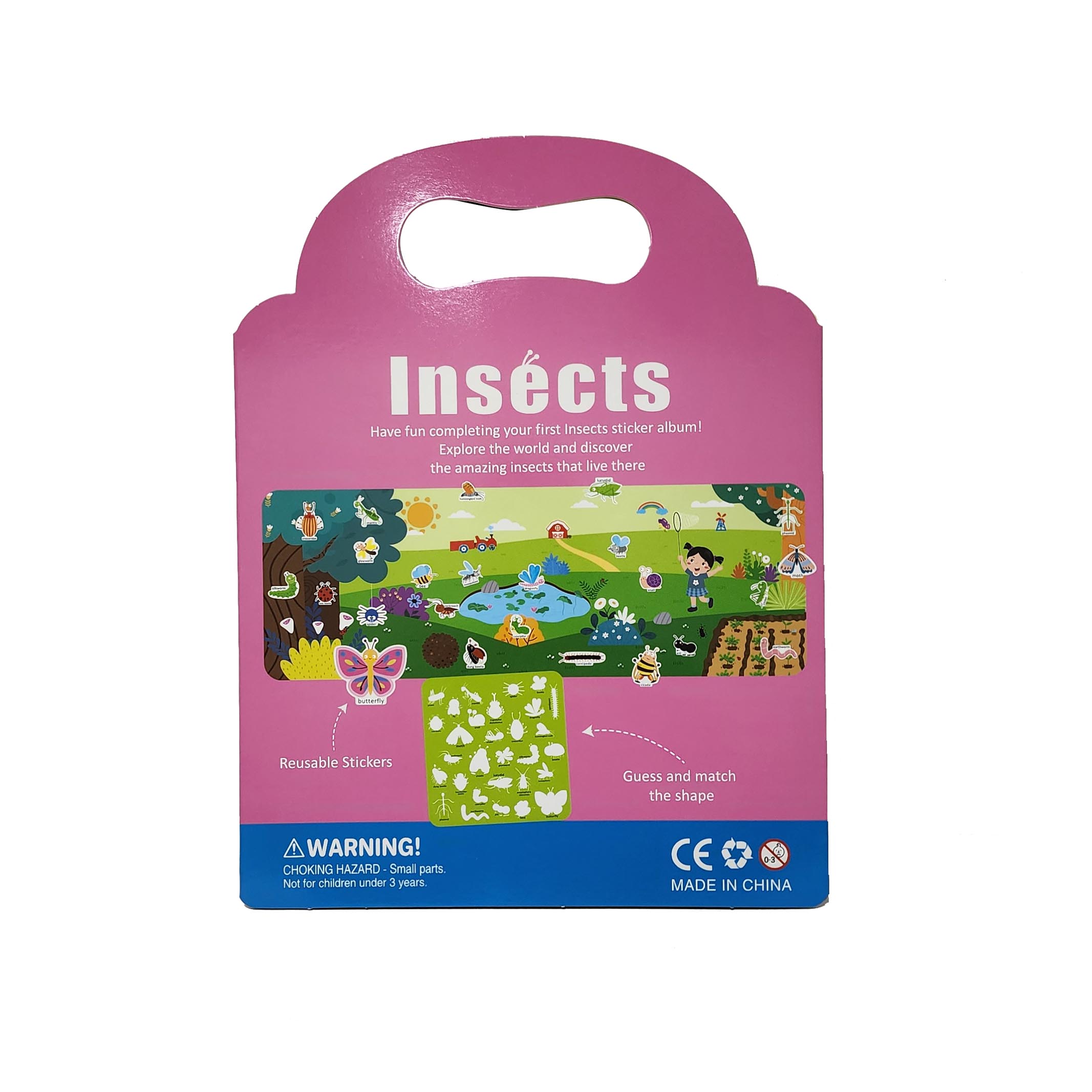 Insects Bubble Stickers Educational Book
