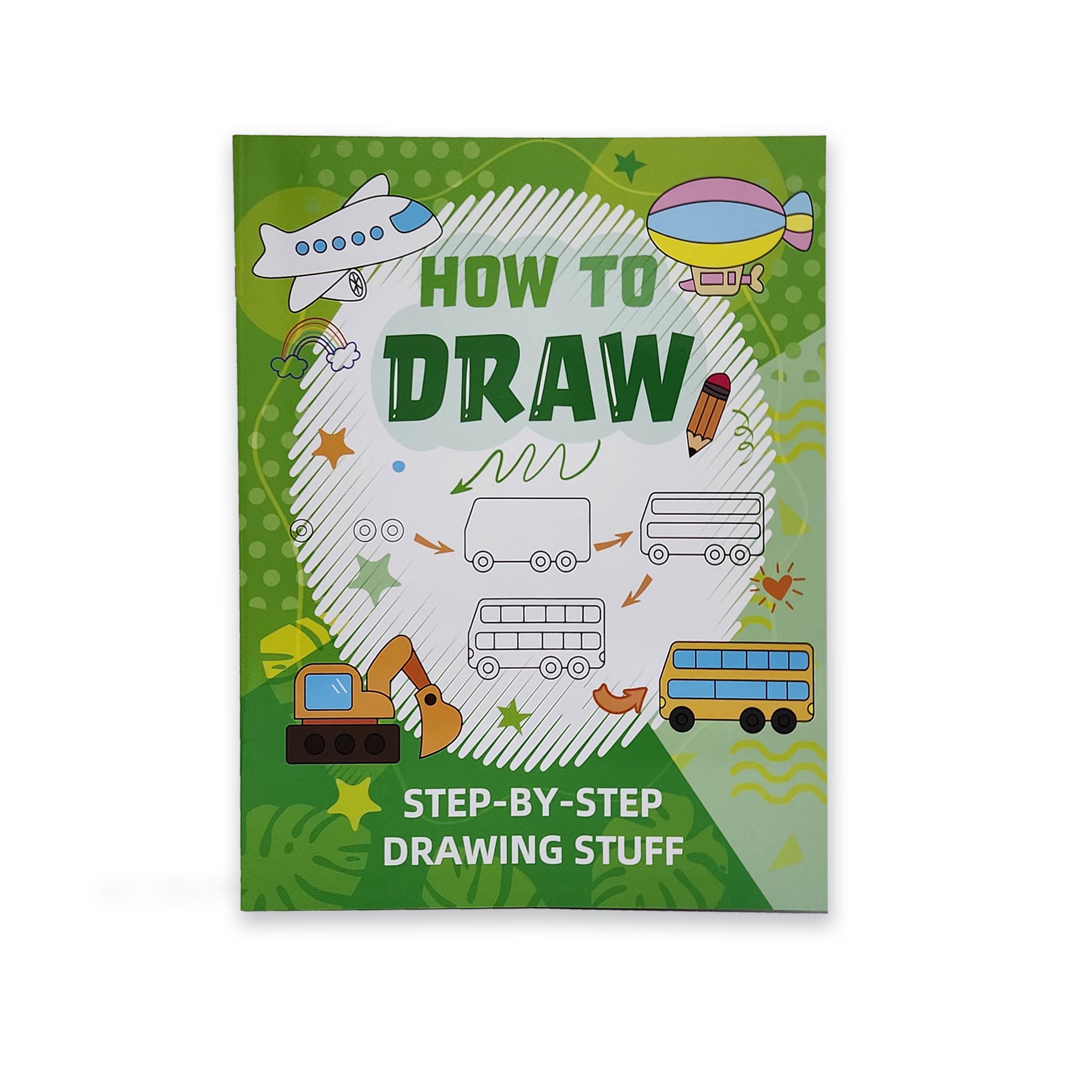How to Draw Vehicles Step-by-Step Book