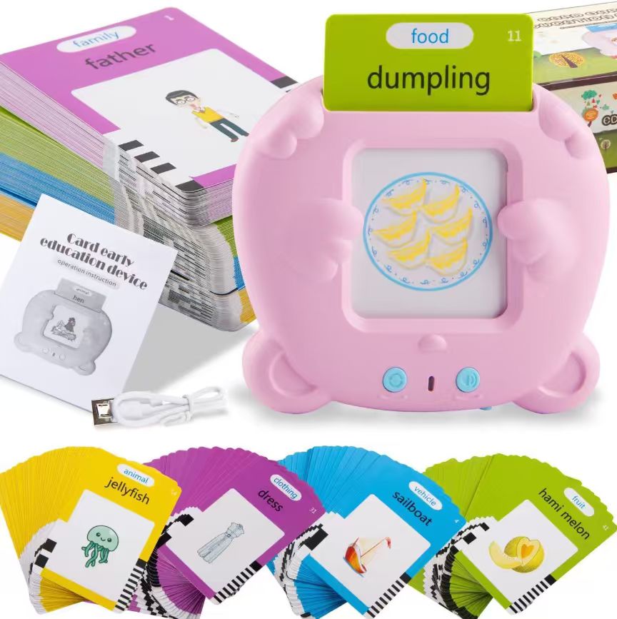 Talking Flash Cards – 224 English Words (Pink)