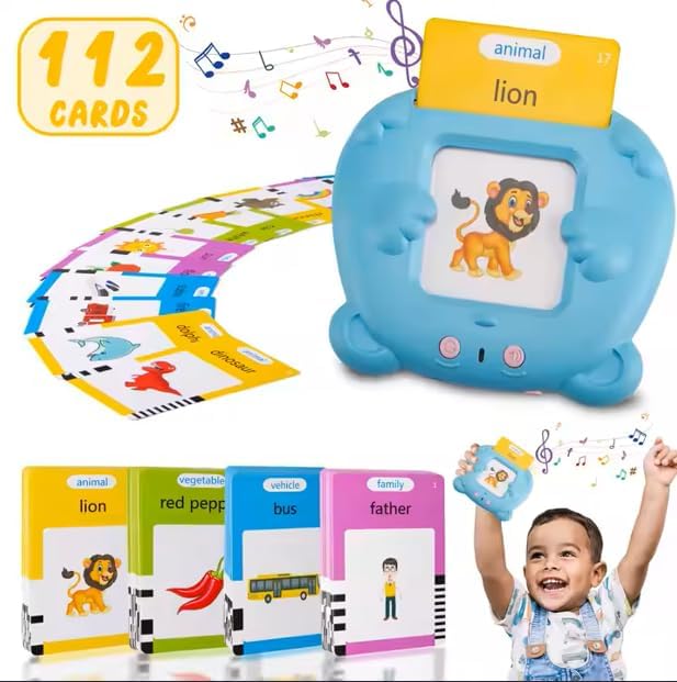 Talking Flash Cards – 224 English Words (Blue)