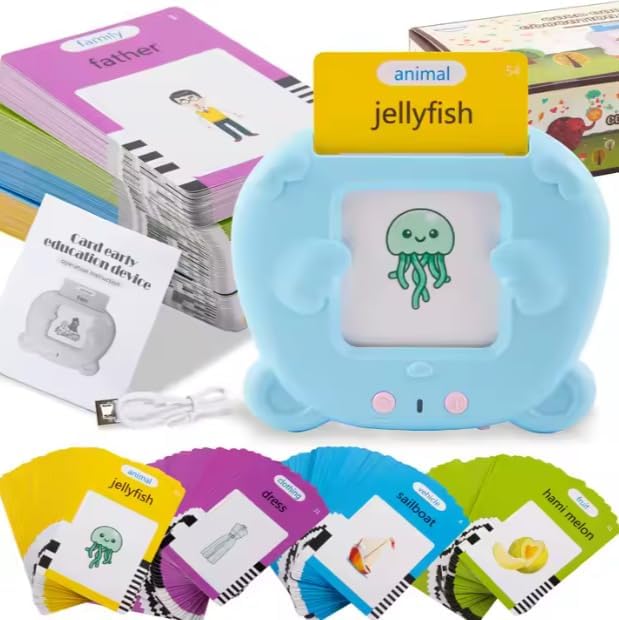 Talking Flash Cards – 224 English Words (Blue)