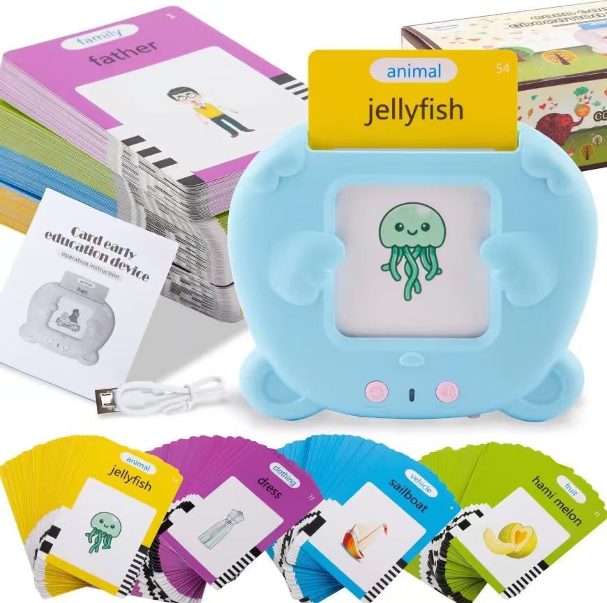 Talking Flash Cards – 224 English Words (Blue)
